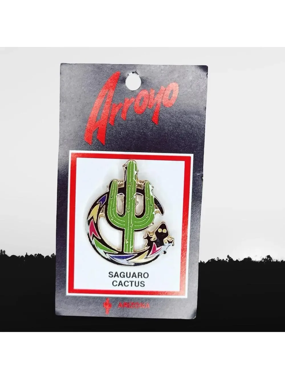 203. Vintage Arroyo Saguaro Cactus Pin